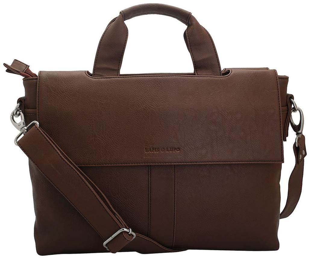 

Lapis O Lupo Tan PU Laptop Backpack