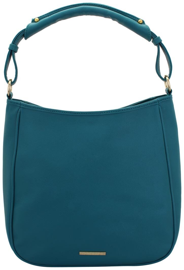 

Lapis O Lupo Blue Faux Leather Handheld Bag