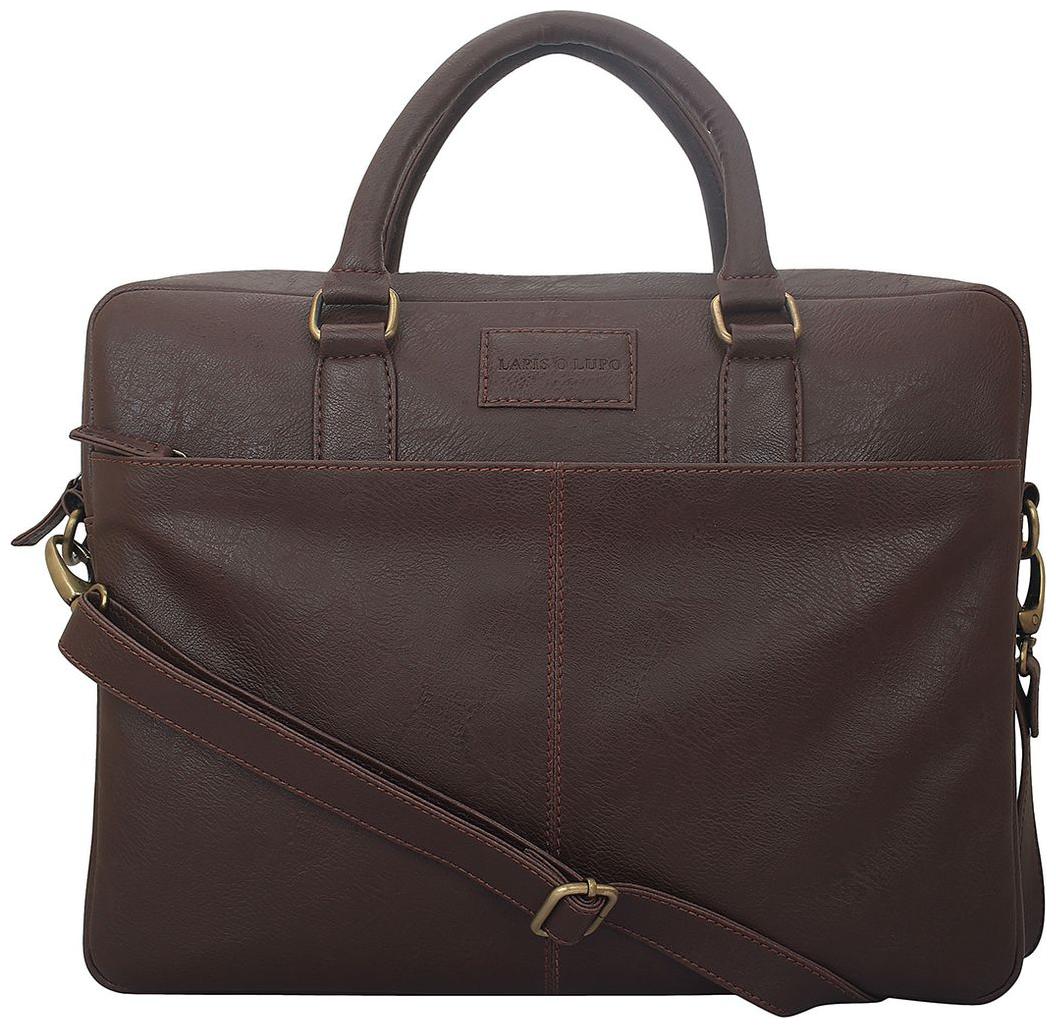 

Lapis O Lupo Brown PU Laptop Backpack