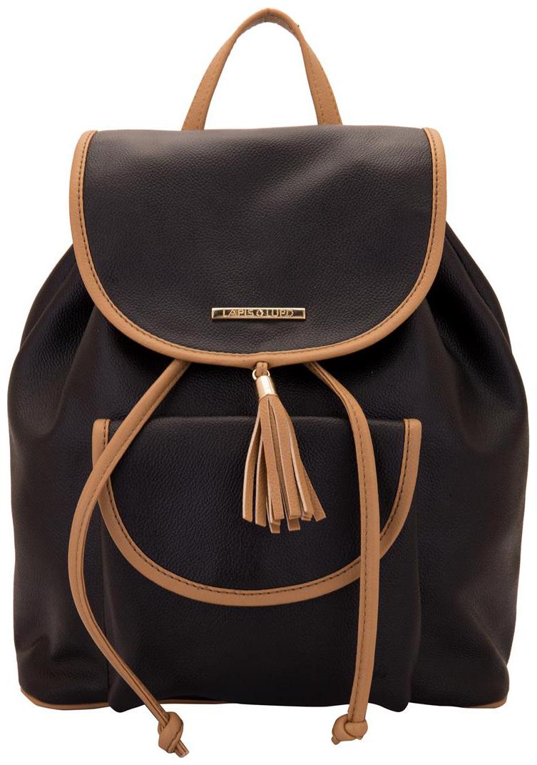 

Lapis O Lupo Brown PU Backpack