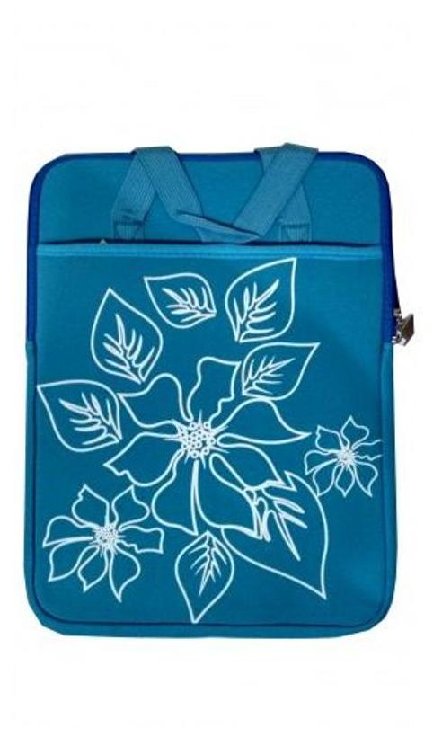 

Laptop Sleeve - 39 56 cm (15 6 Inch) BlueFloral pattern for Dell Samsung Lenovo Asus Zenbook HP)