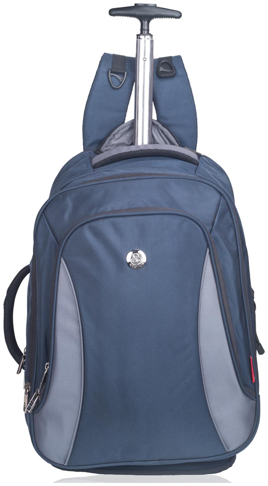 

Cosmus Medium Size Briefcase ( Blue 2 Wheels )
