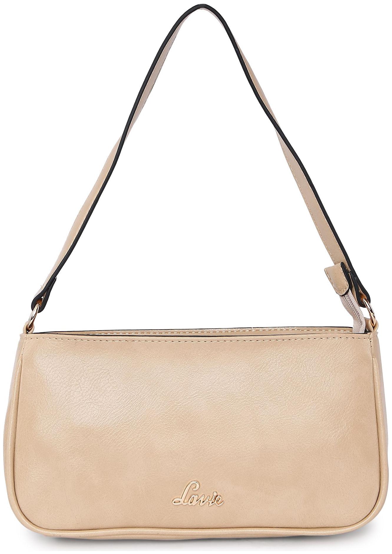 

LAVIE Beige PU Hobo Bag