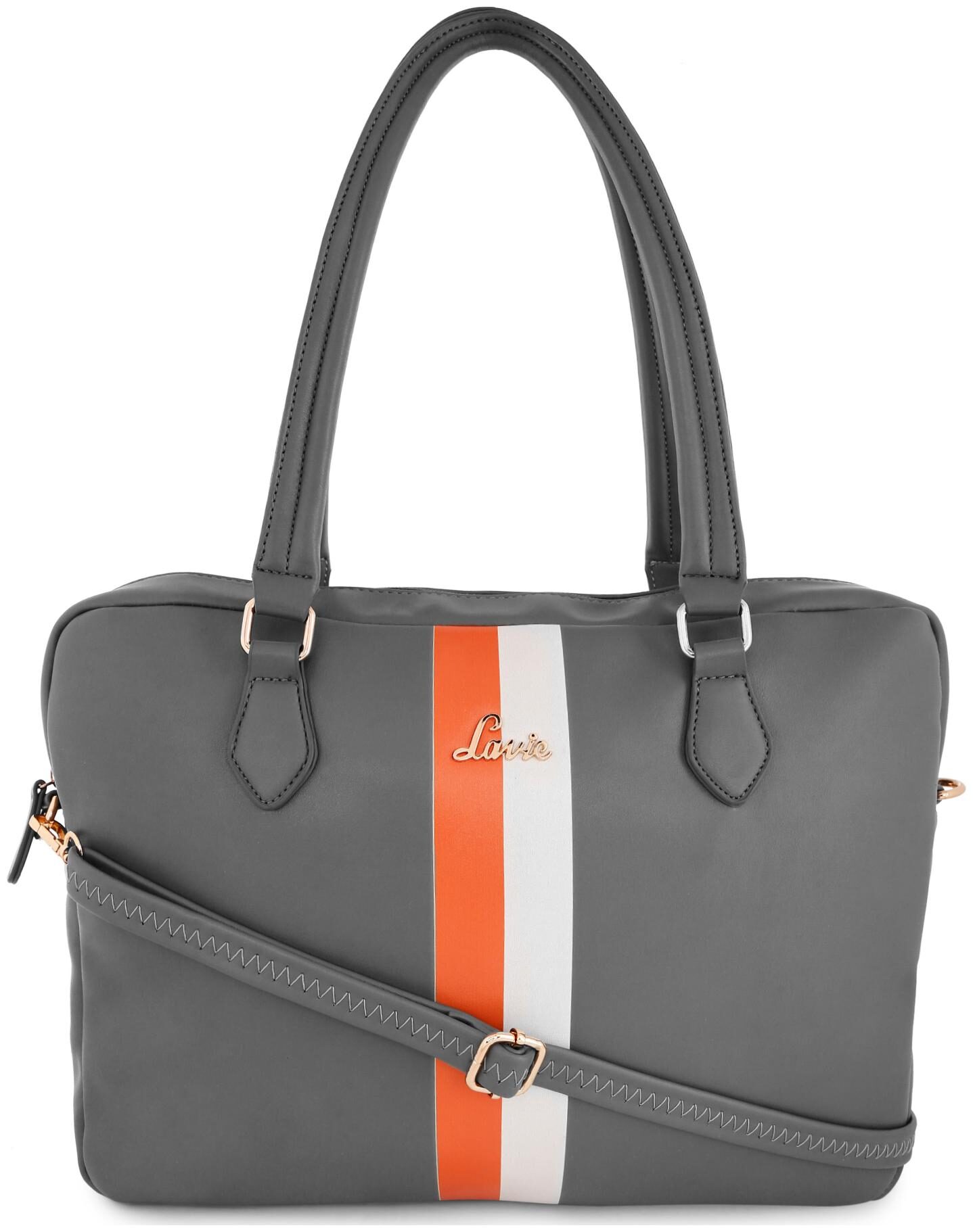 

LAVIE Grey PU Shoulder Bag