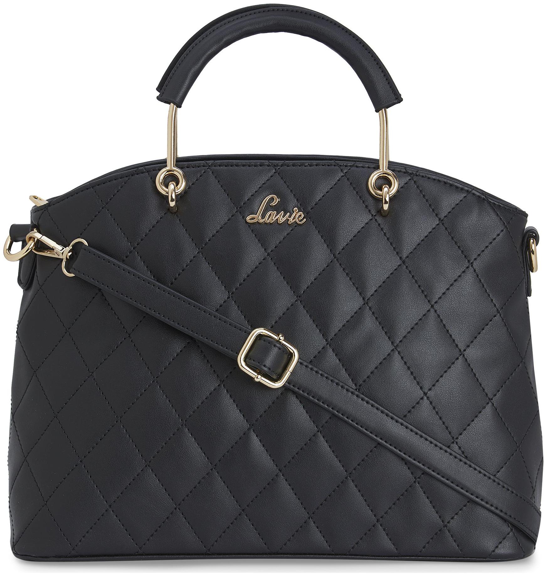 

LAVIE Black PU Satchel