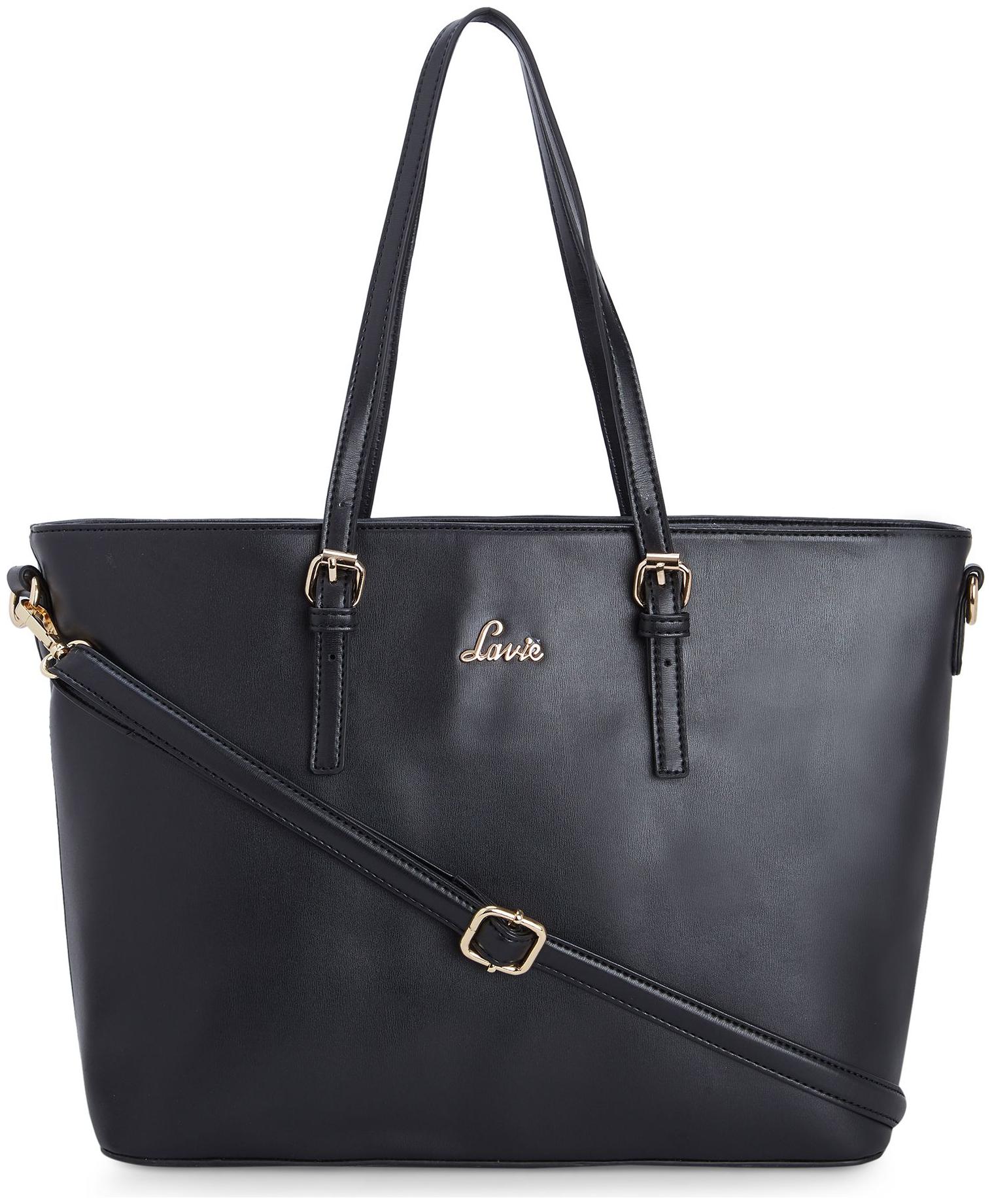 

LAVIE Black PU Handheld Bag