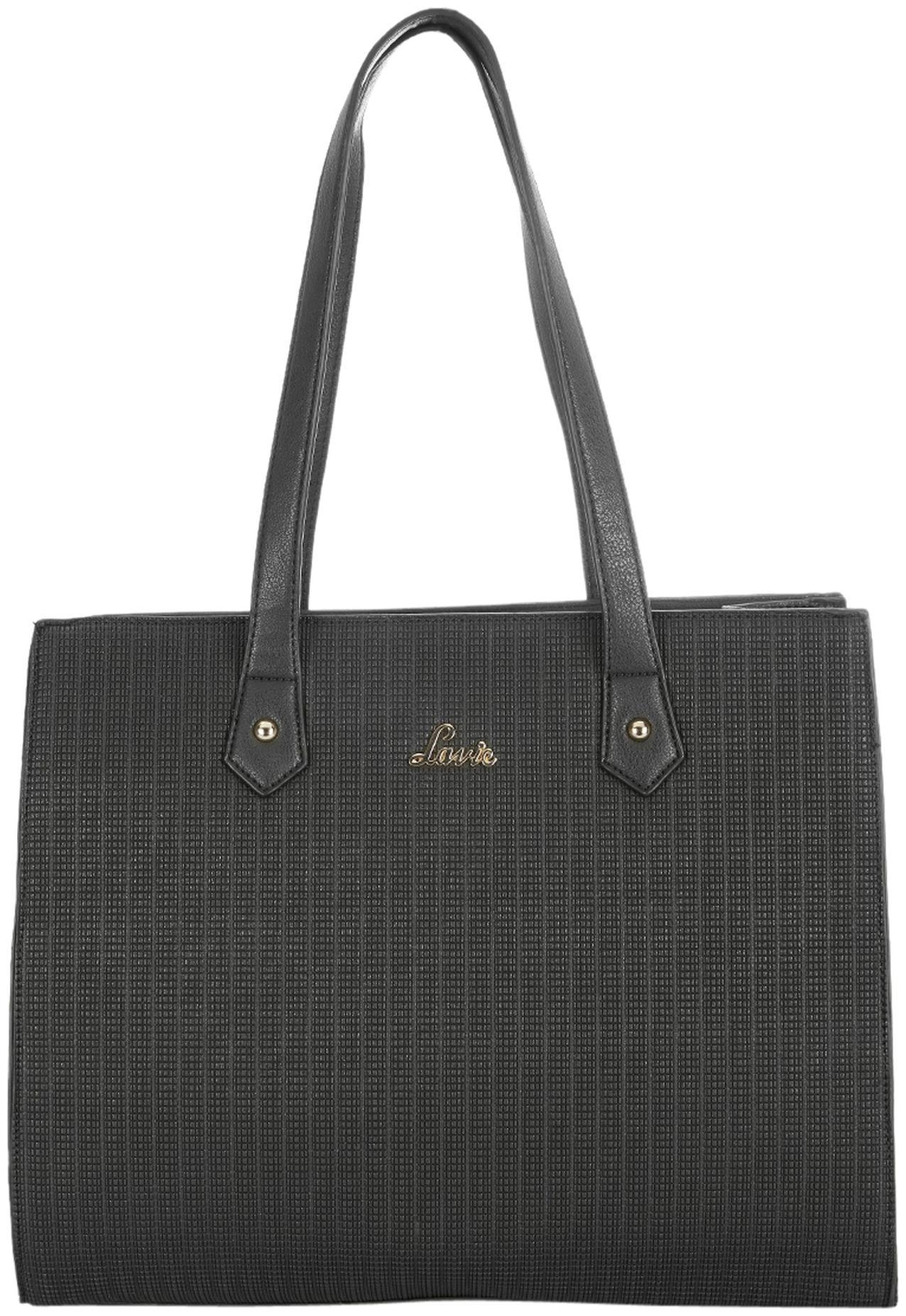 

LAVIE Black PU Handheld Bag