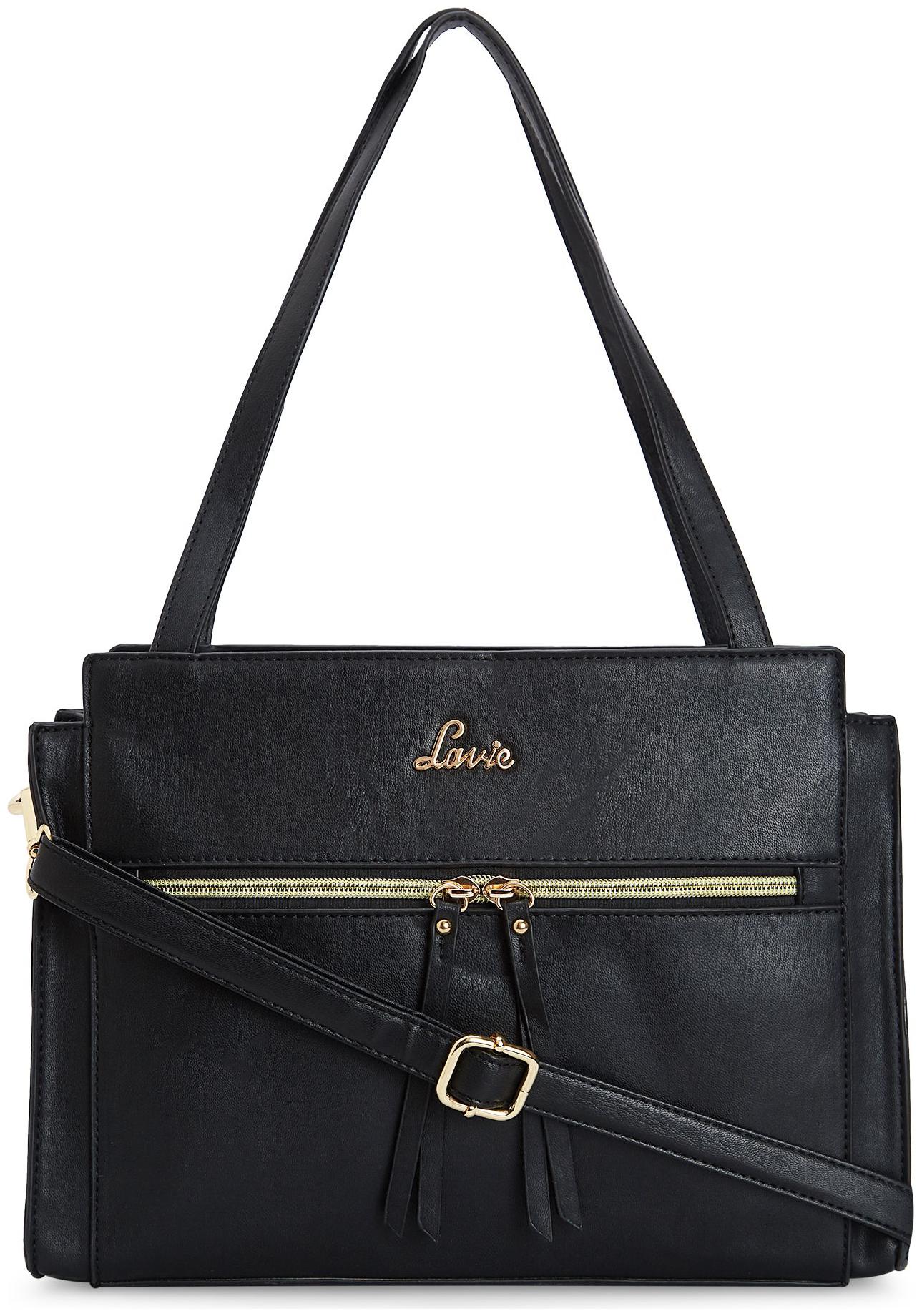 

LAVIE Black PU Satchel