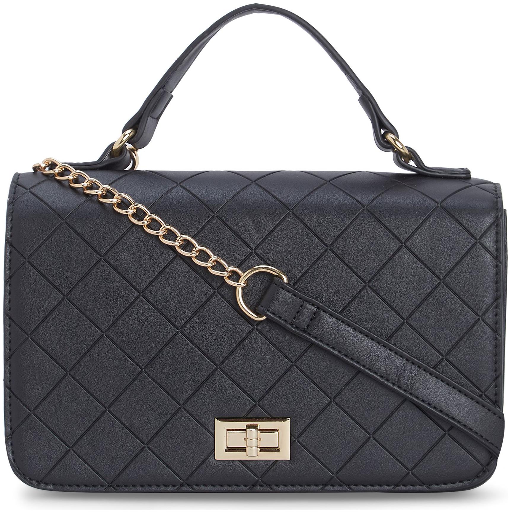 

LAVIE Black PU Satchel
