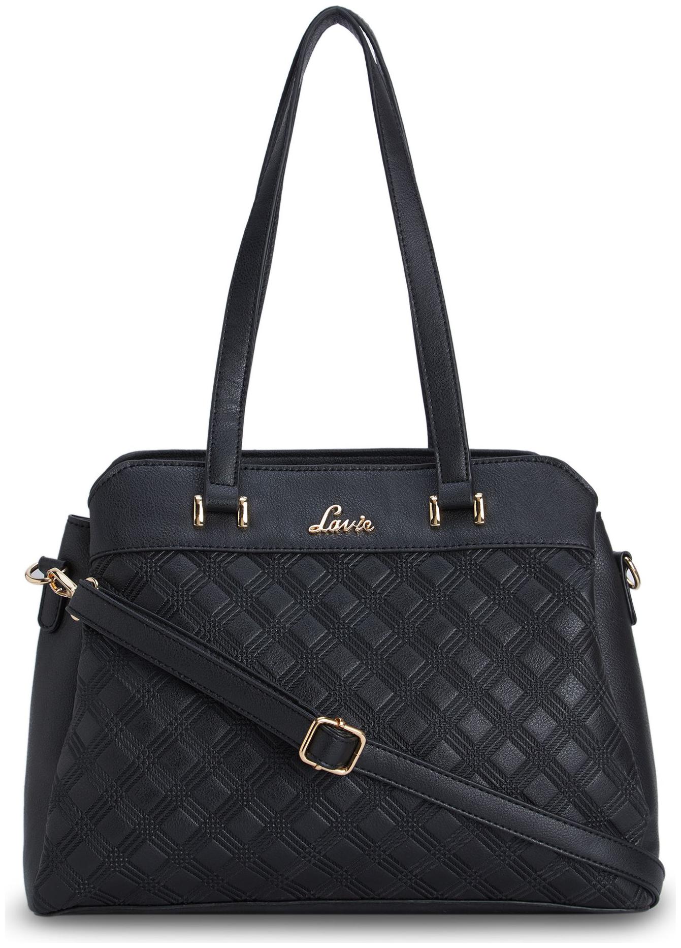 

LAVIE Black PU Satchel