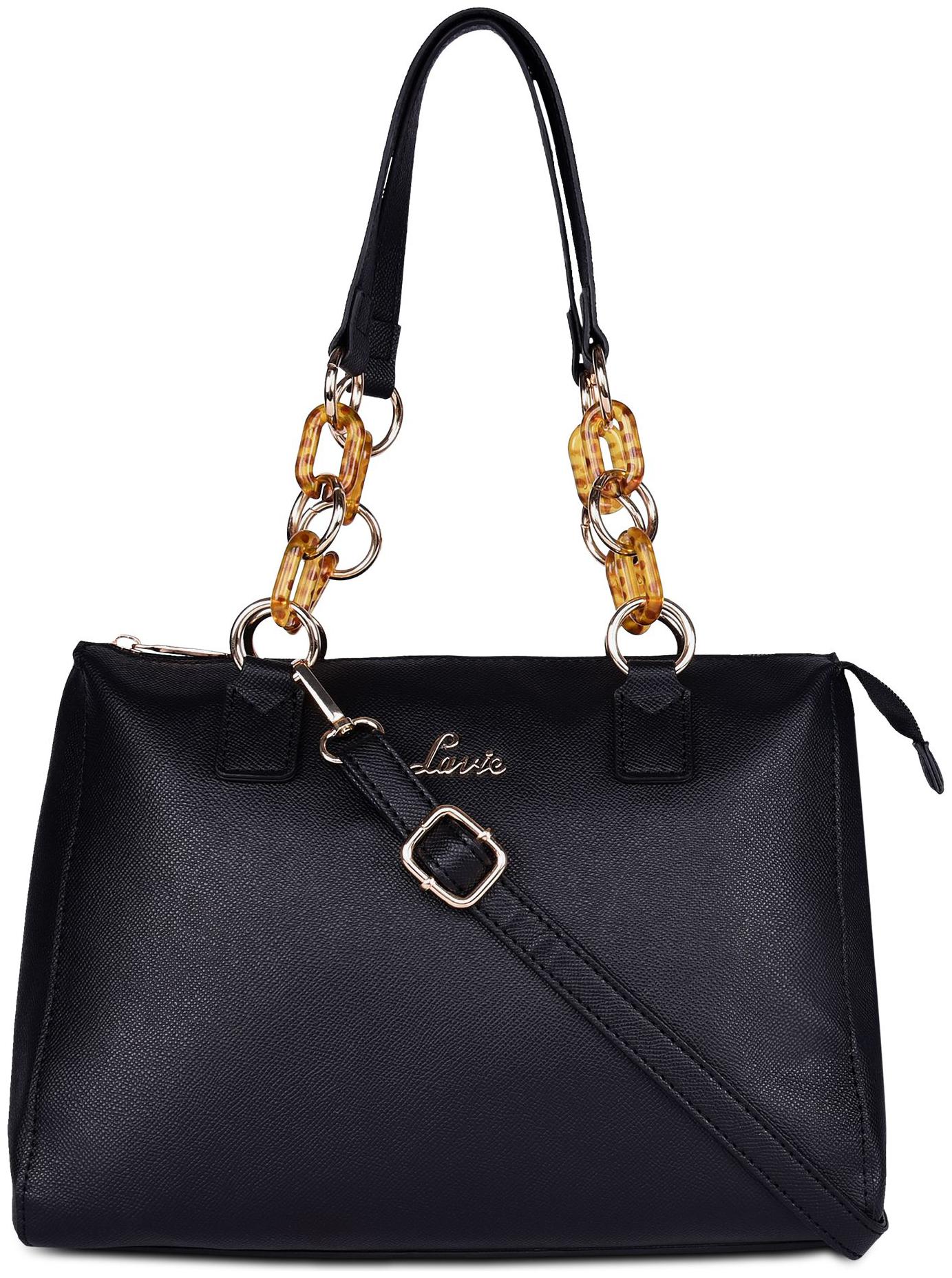 

LAVIE Black PU Satchel