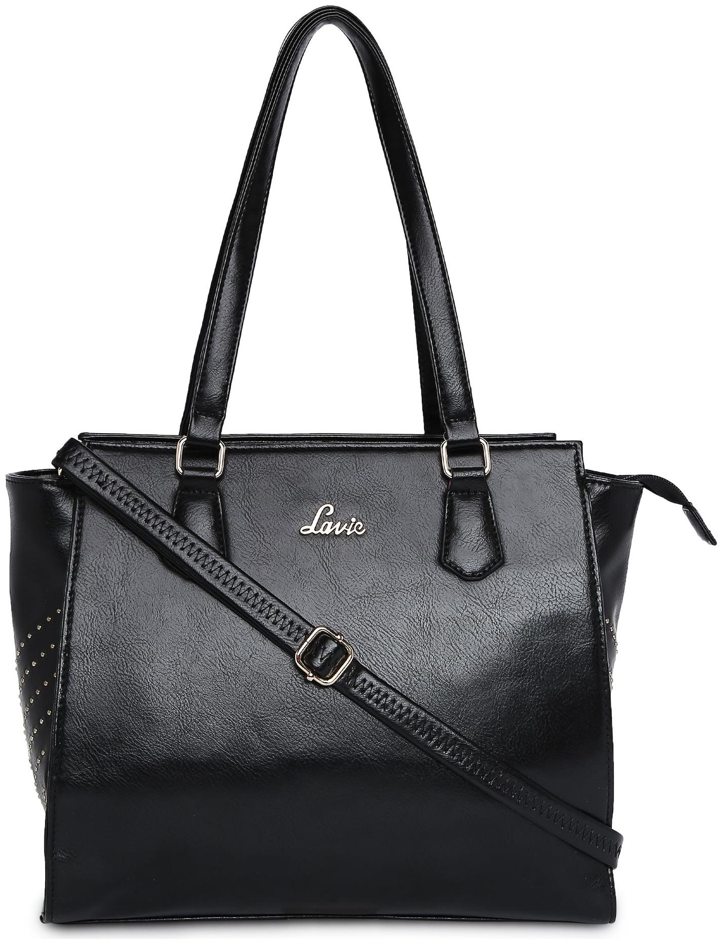 

LAVIE Black PU Satchel