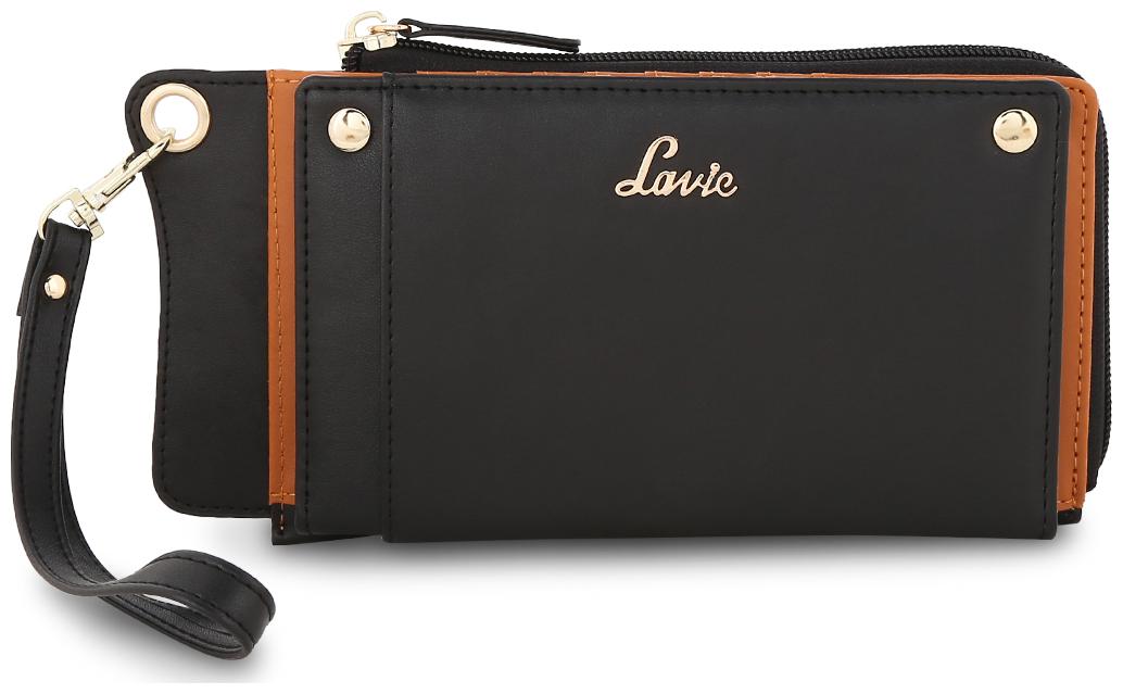 

LAVIE Women Black Leather Wallet