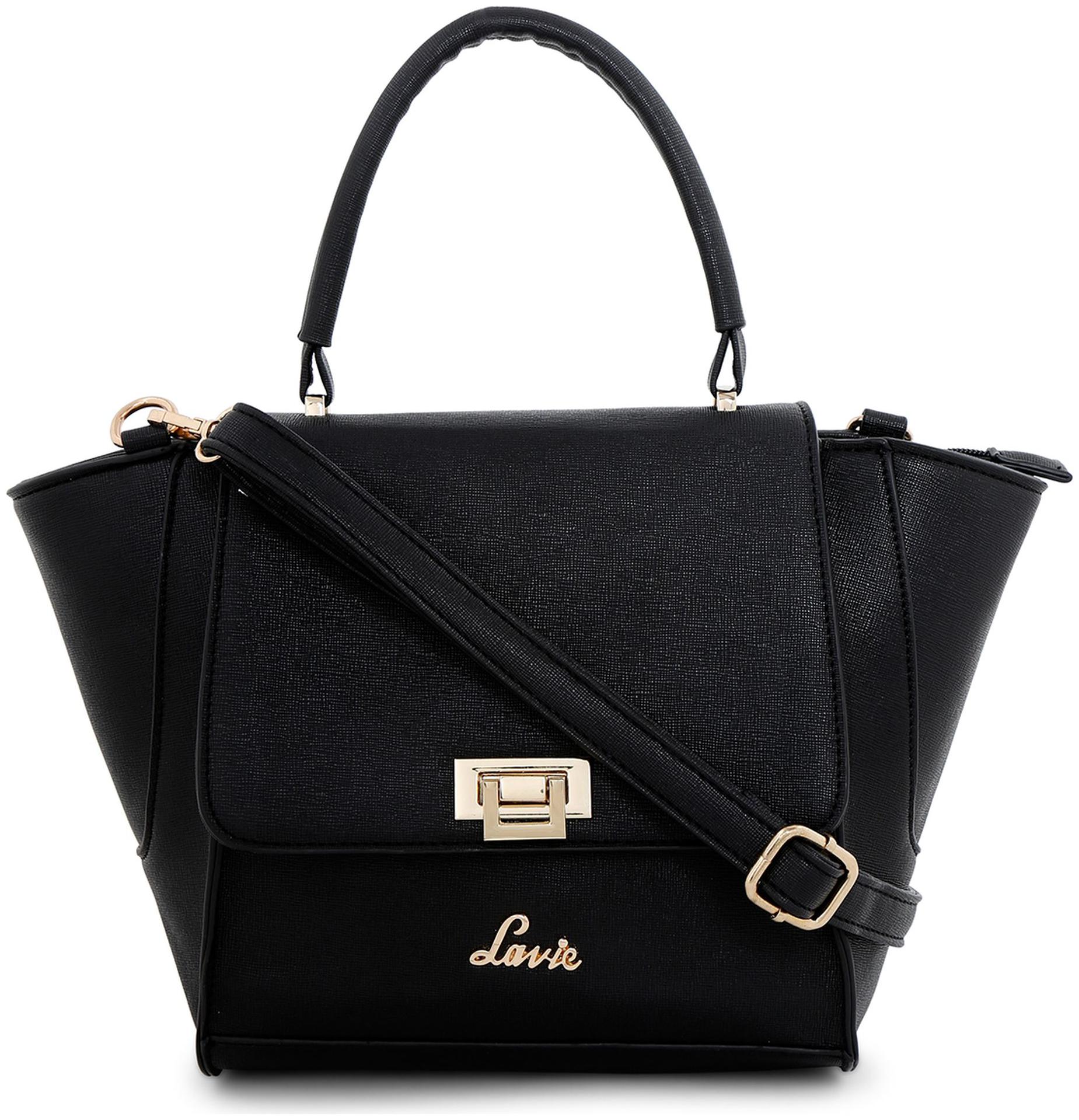 

LAVIE Black PU Satchel