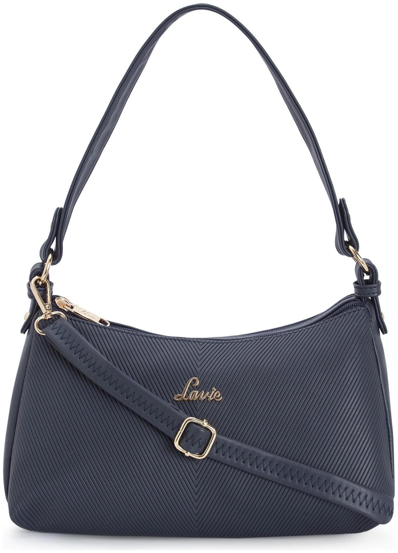 

LAVIE Blue PU Hobo Bag