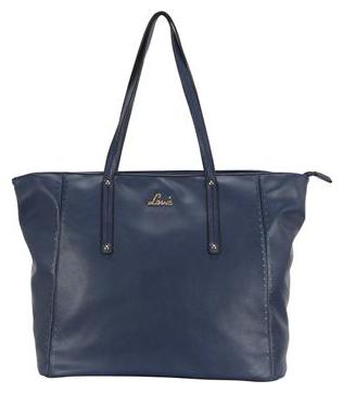 

LAVIE Blue Faux Leather Handheld Bag