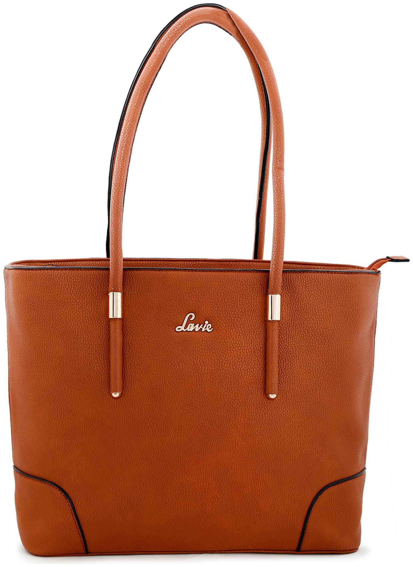 

LAVIE Brown PU Handheld Bag