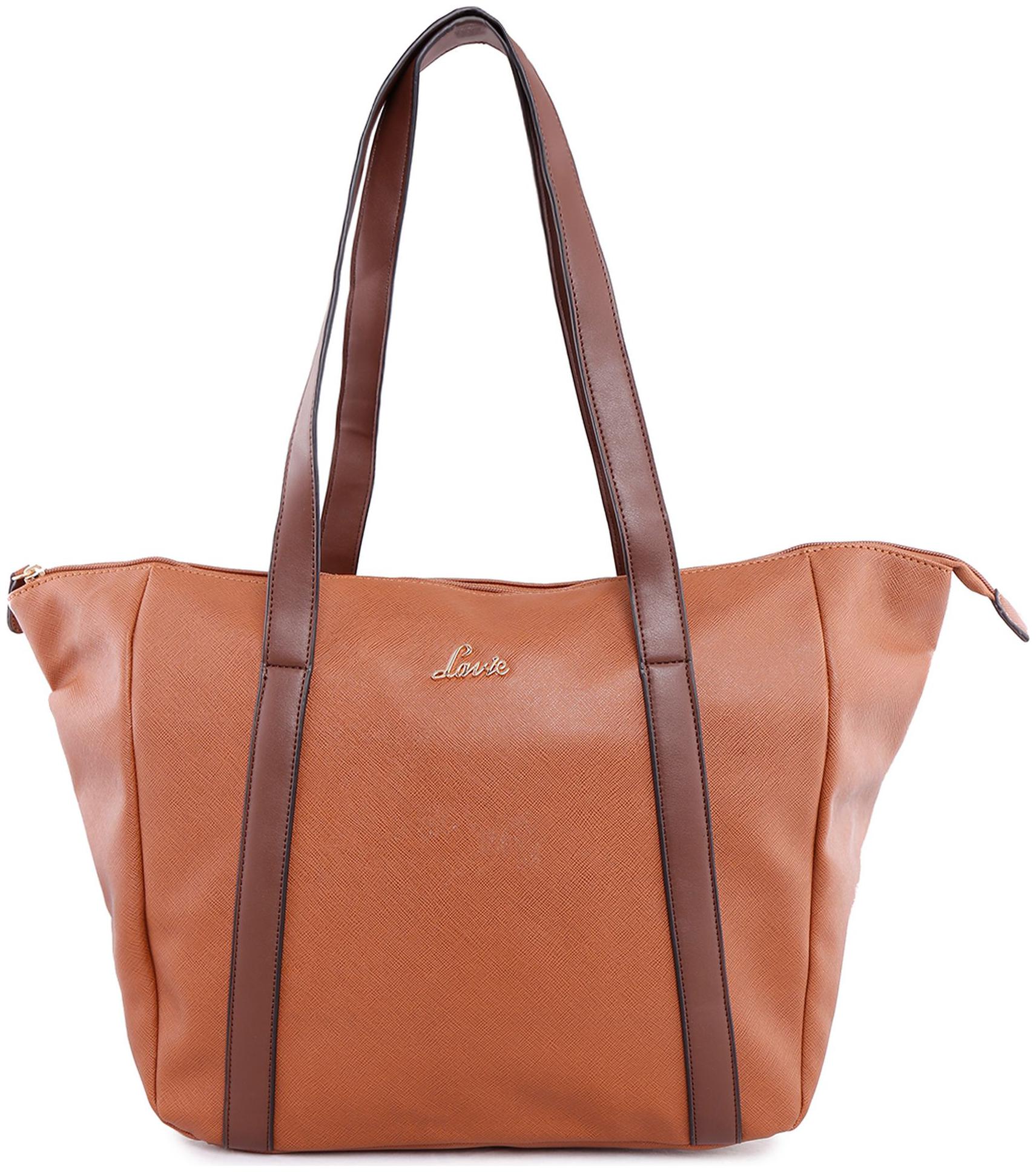 

LAVIE Brown PU Handheld Bag