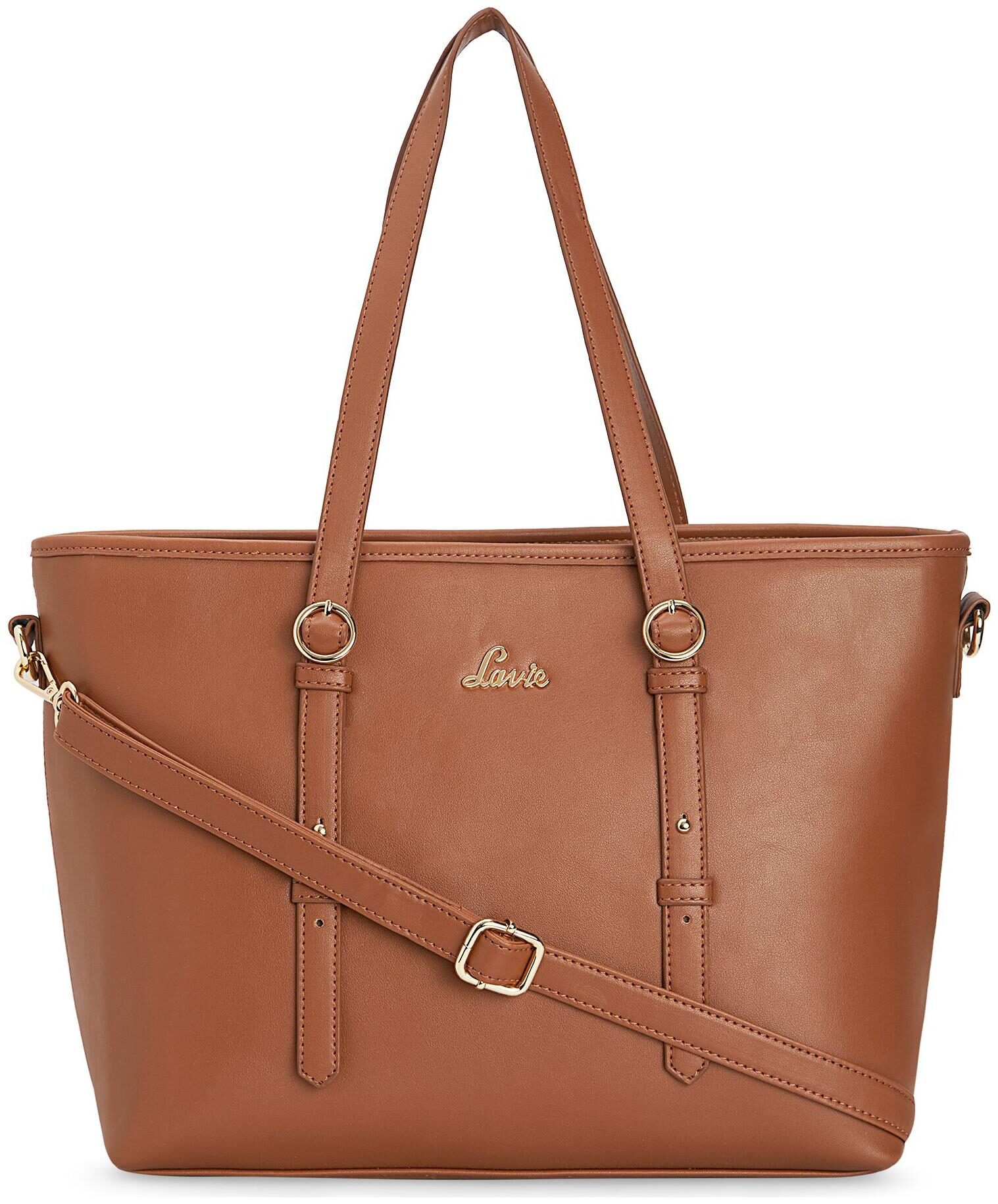

LAVIE Brown PU Handheld Bag