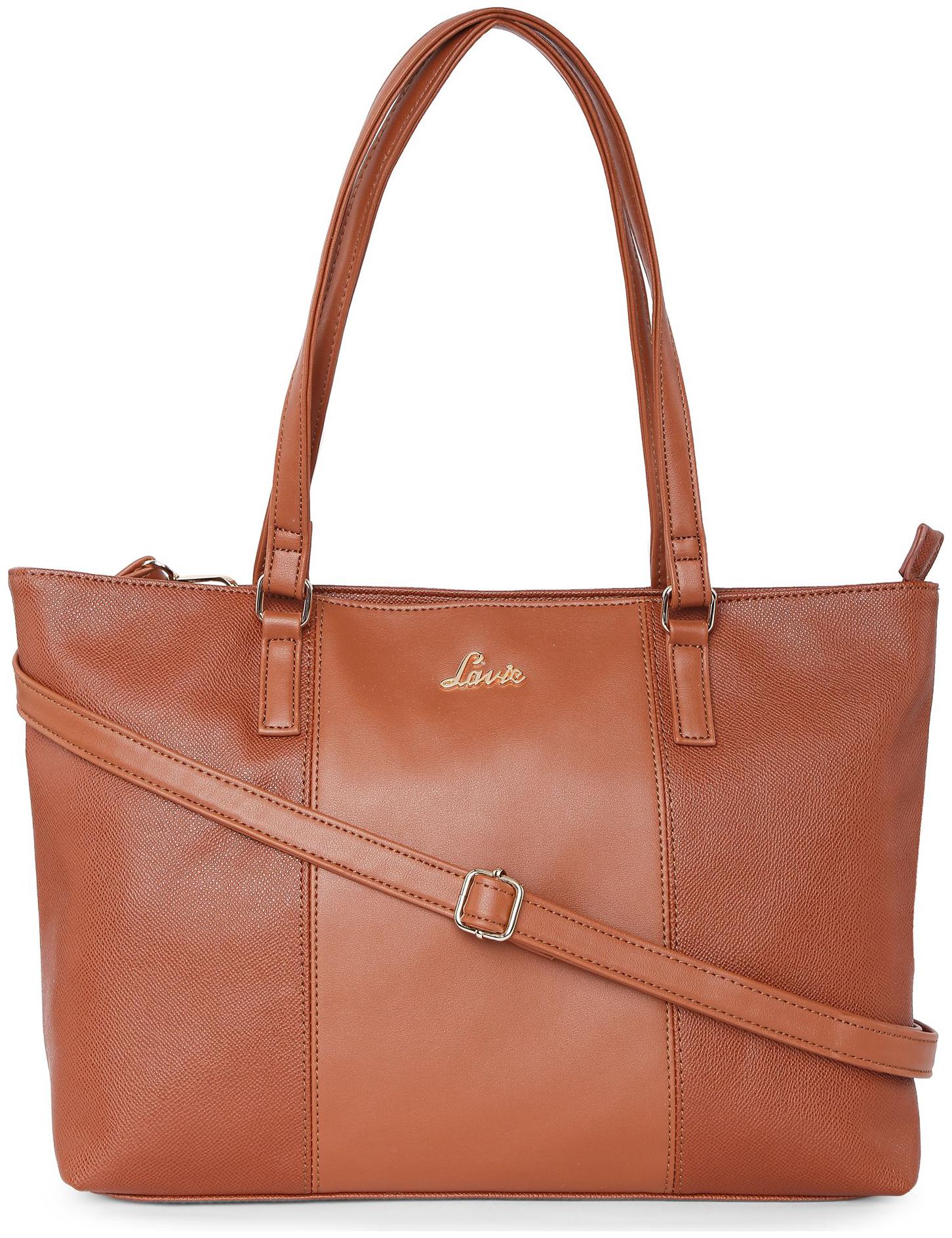 

LAVIE Brown PU Handheld Bag