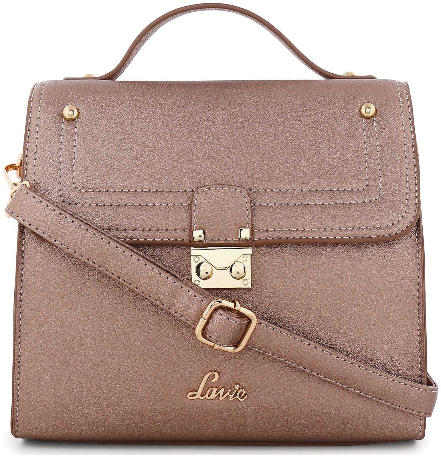 

LAVIE Gold PU Handheld Bag