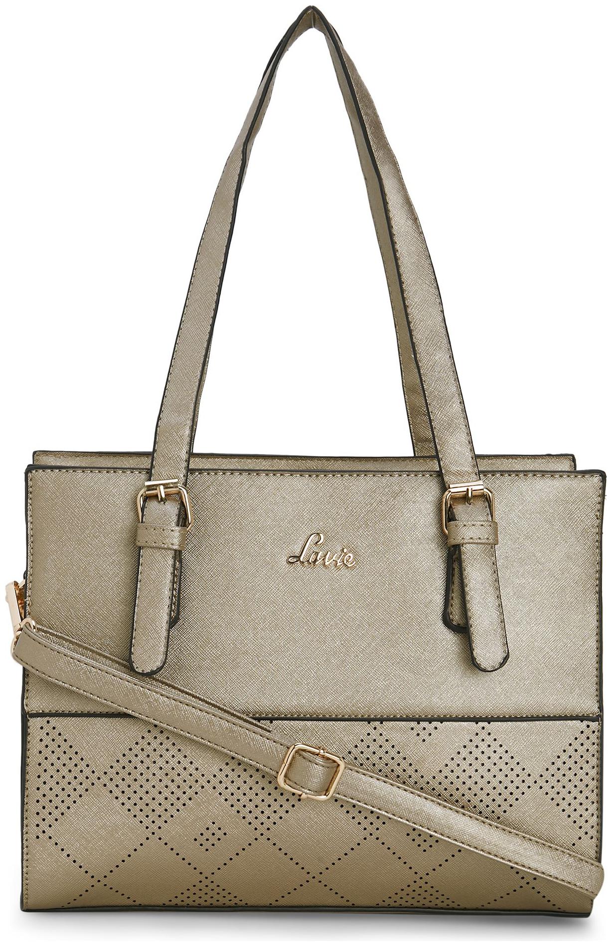 

LAVIE Gold PU Satchel