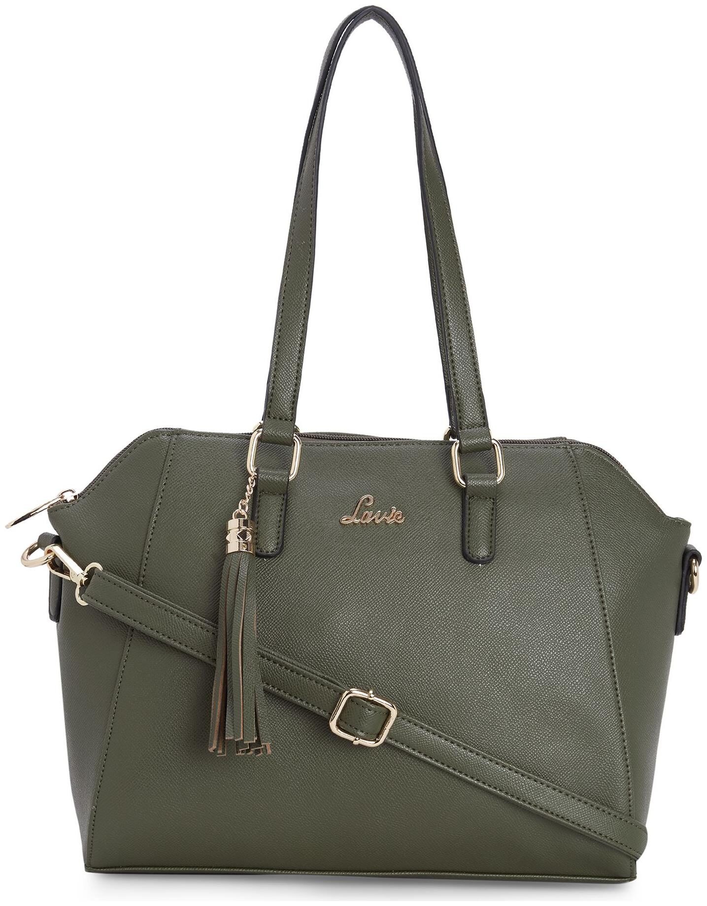 

LAVIE Green PU Satchel