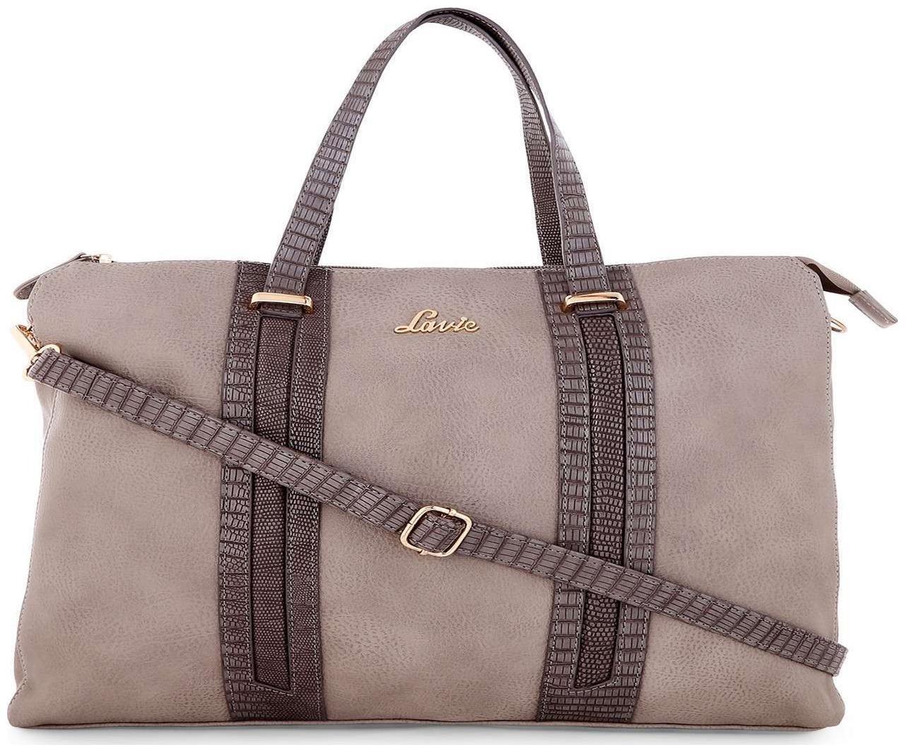 

LAVIE Grey Synthetic Handheld Bag