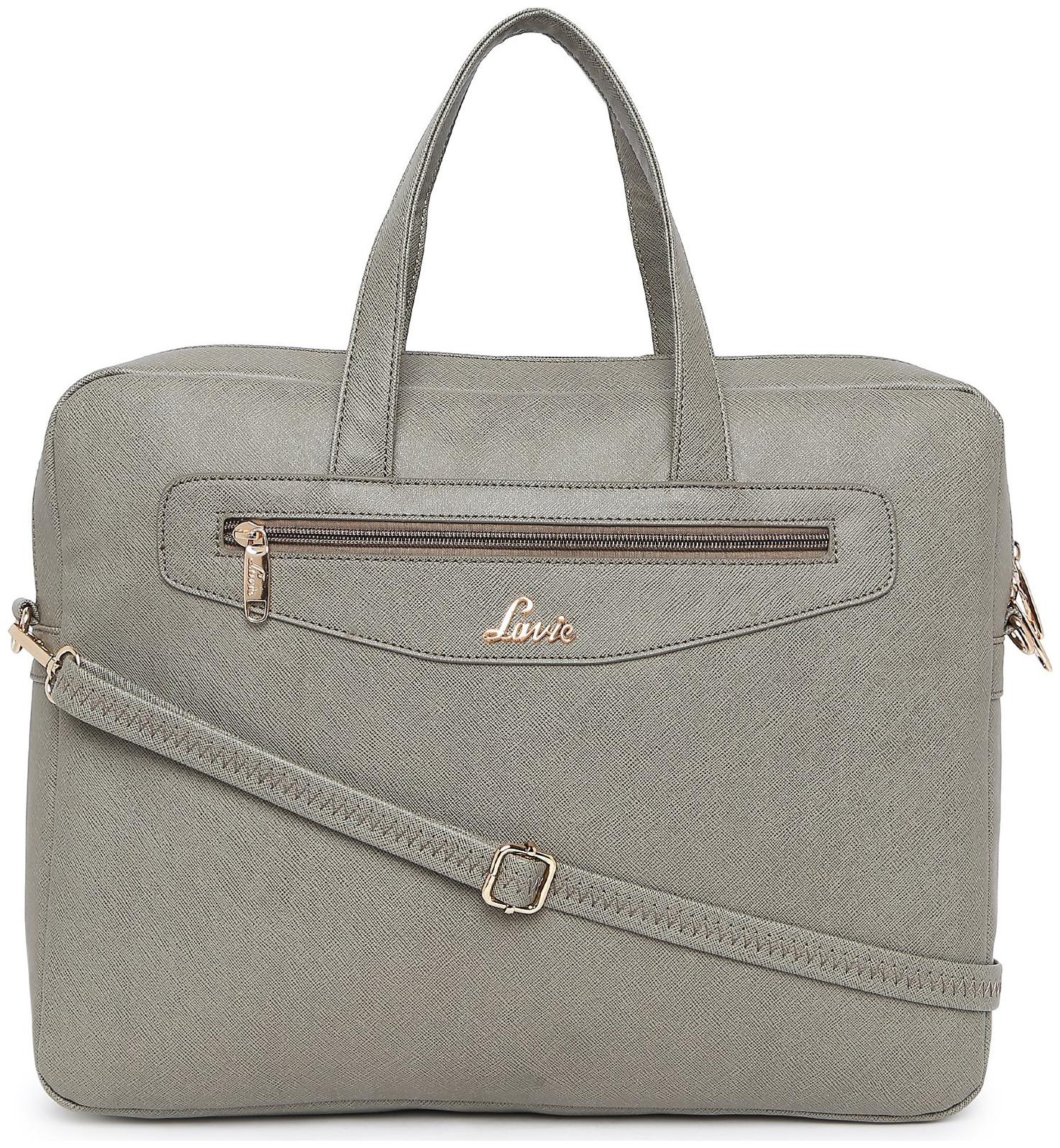 

LAVIE Grey PU Handheld Bag
