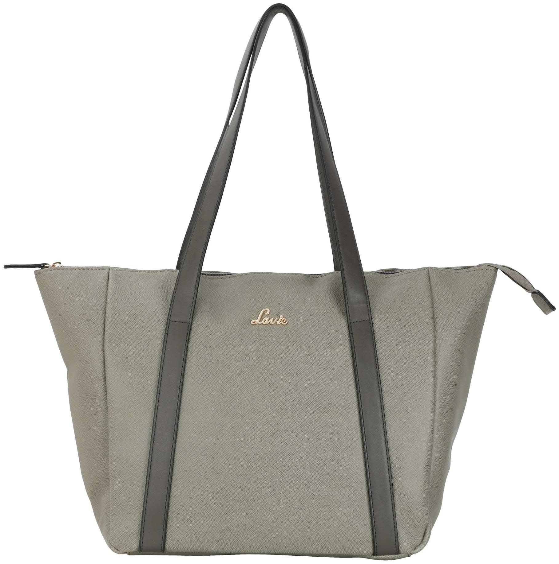 

LAVIE Grey PU Handheld Bag
