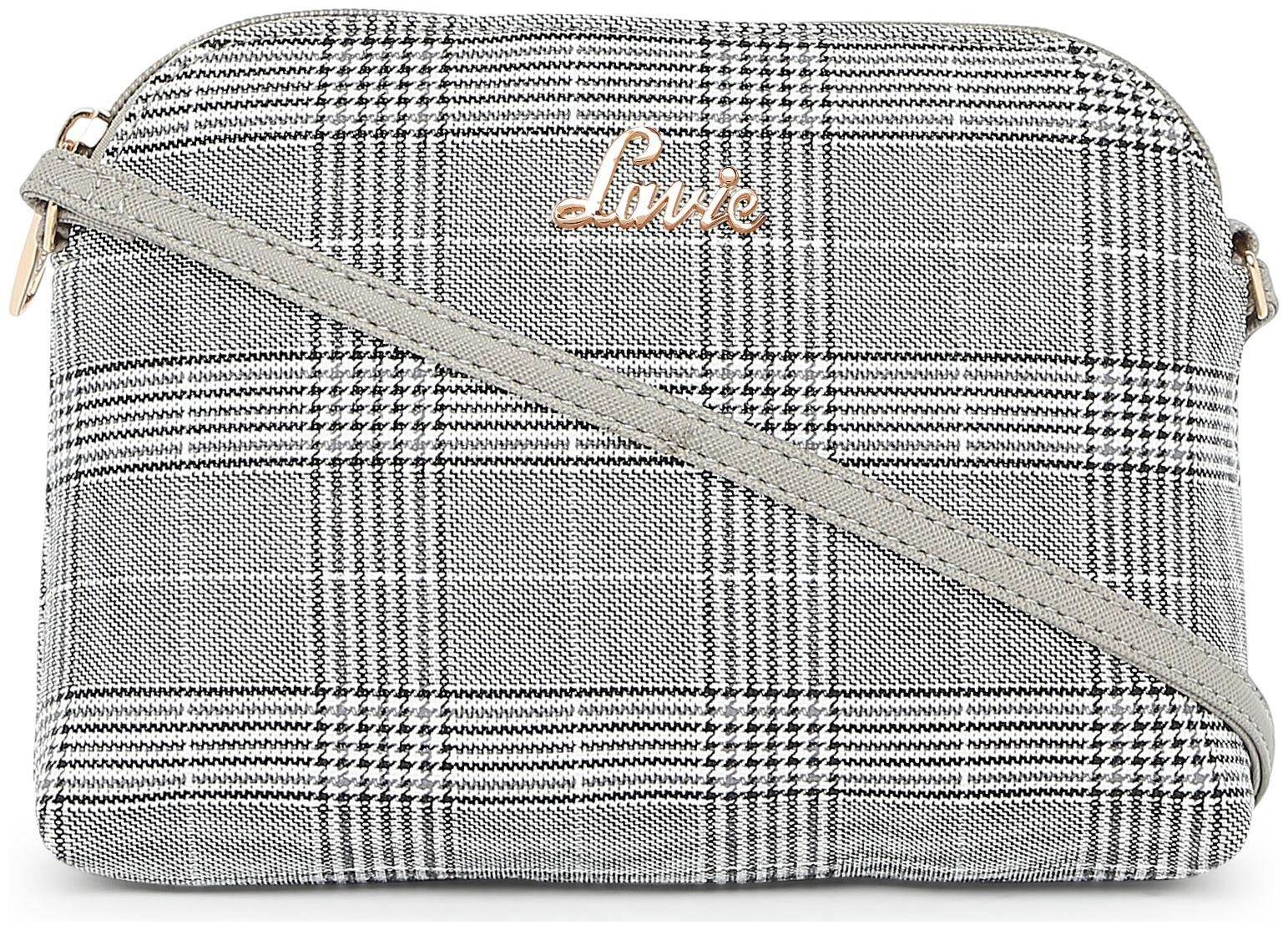 

LAVIE Grey PU Printed Sling Bag