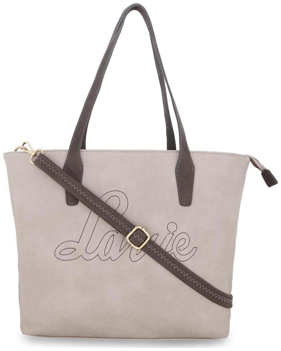 

Lavie Grey Women Tote Bag