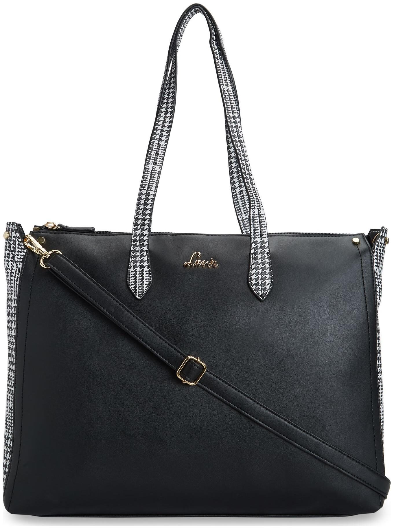 

LAVIE Black PU Handheld Bag
