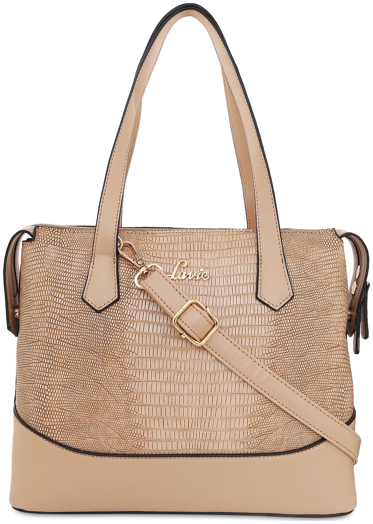 

LAVIE Beige PU Satchel
