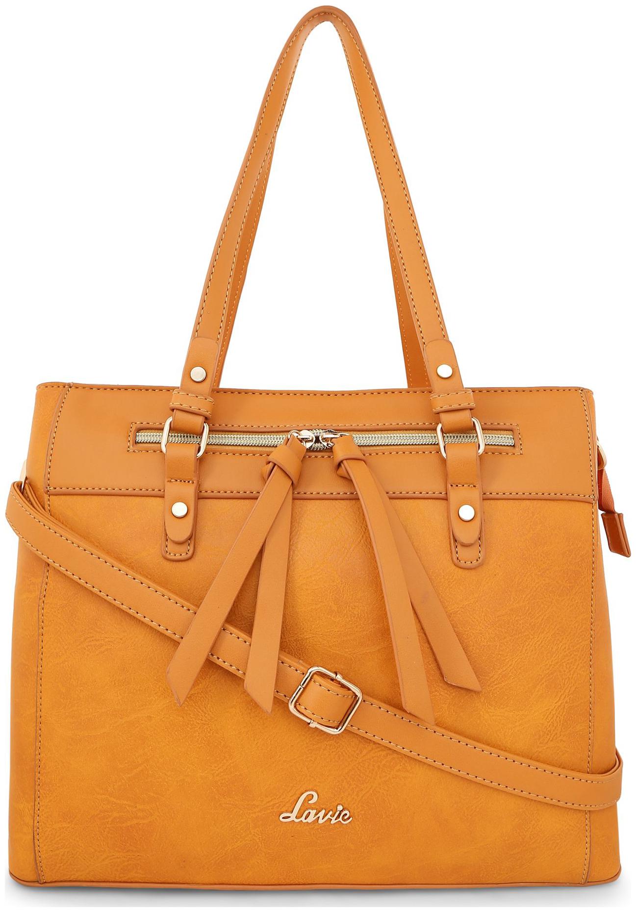 

LAVIE Yellow PU Satchel