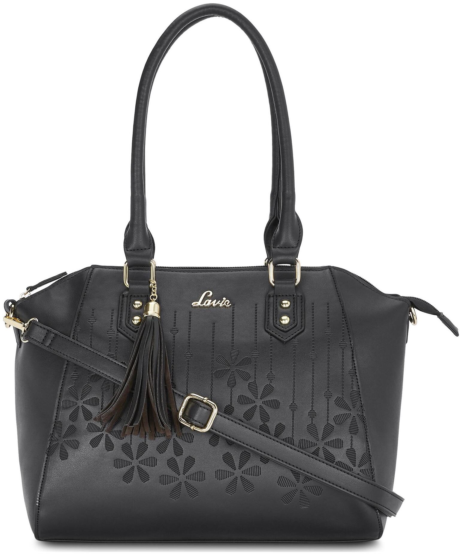 

LAVIE Black PU Satchel