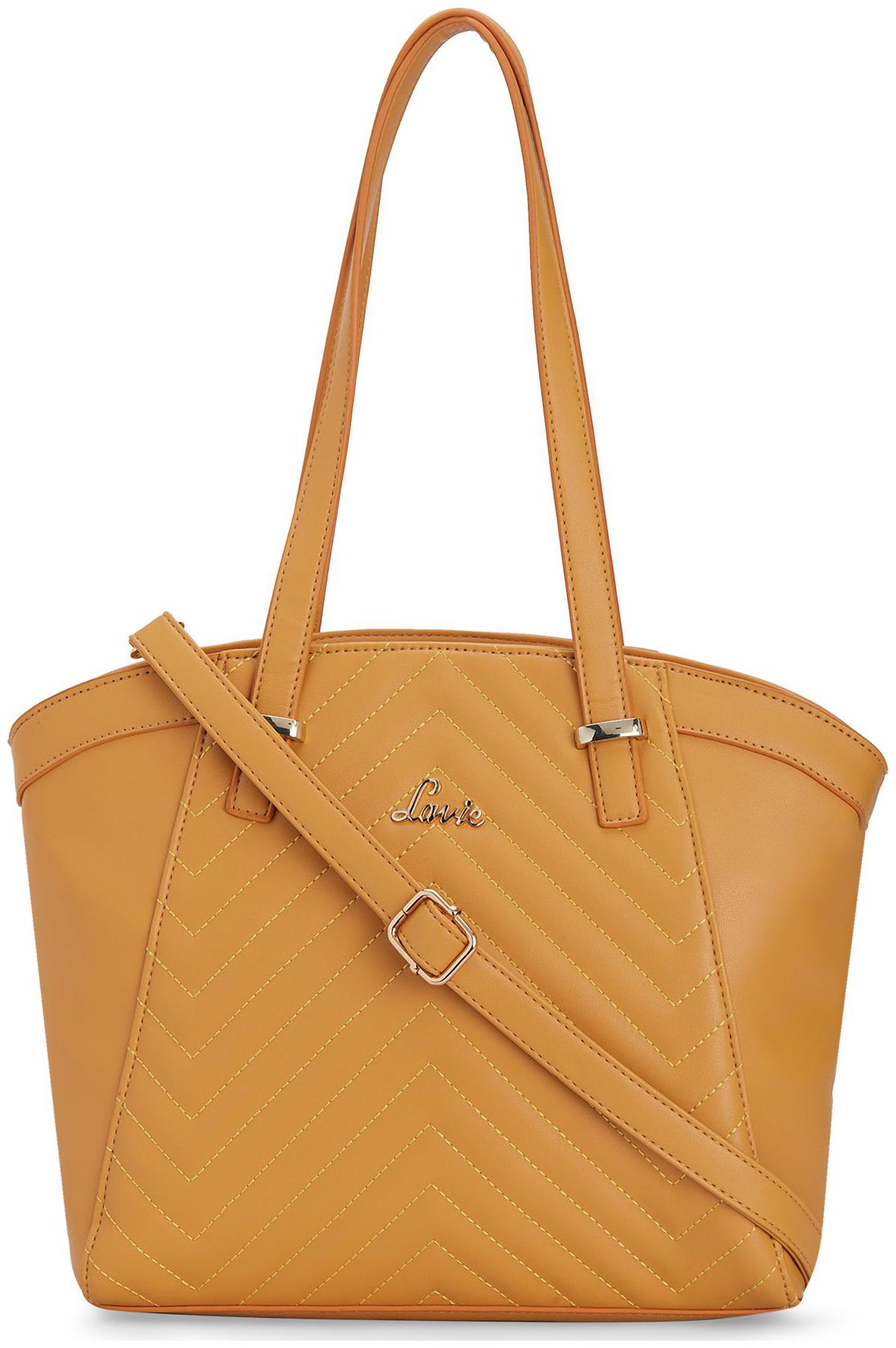 

LAVIE Yellow PU Satchel