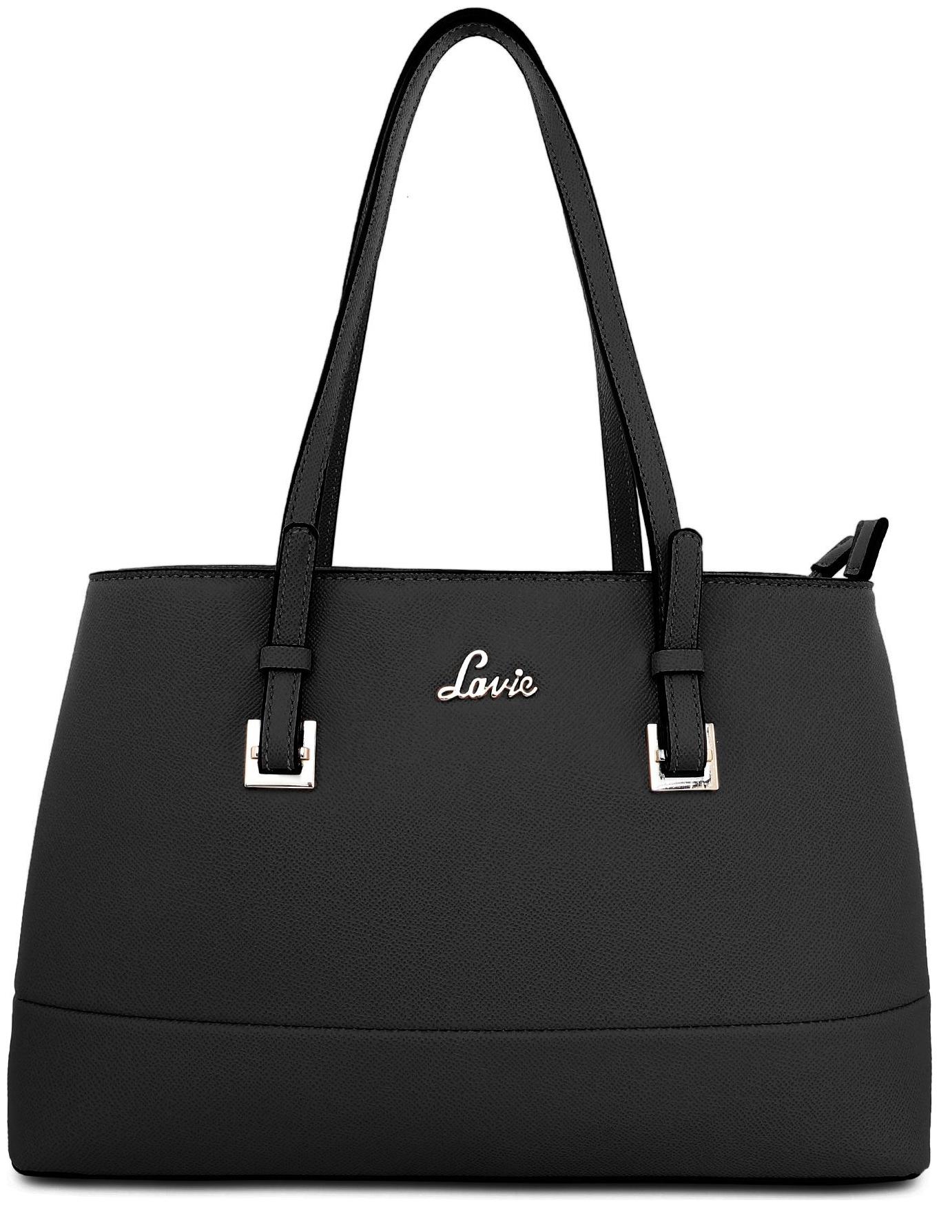 

LAVIE Black PU Satchel