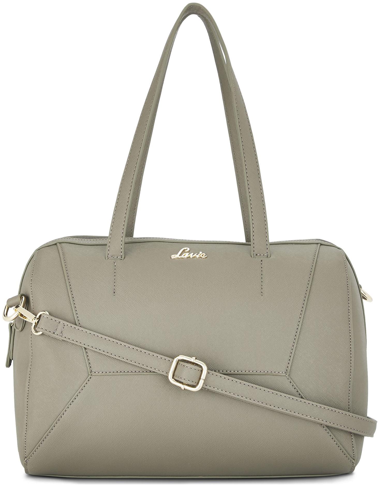 

LAVIE Grey PU Handheld Bag