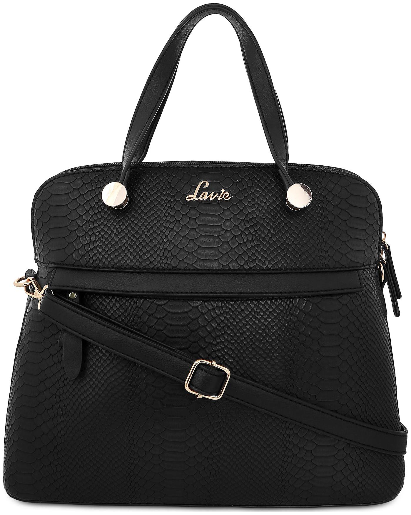 

LAVIE Black PU Satchel