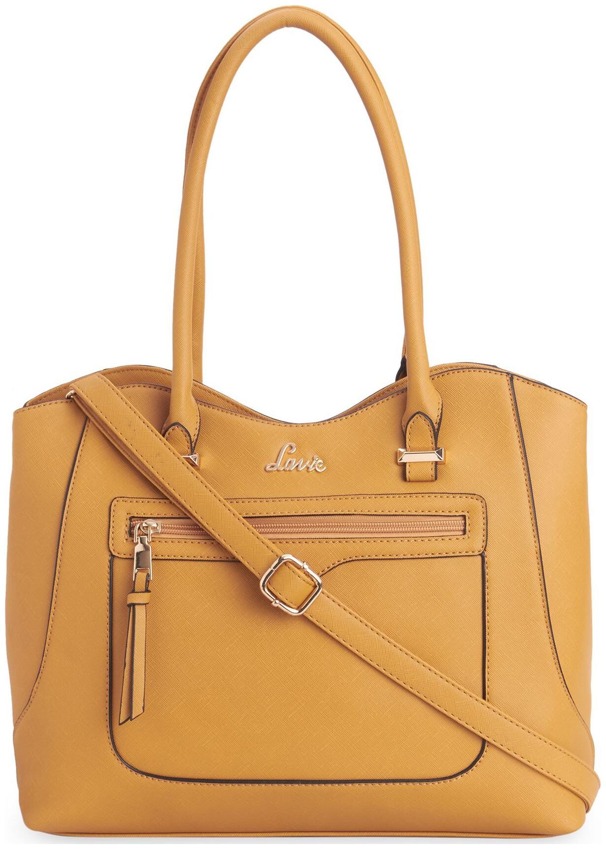

LAVIE Yellow PU Satchel