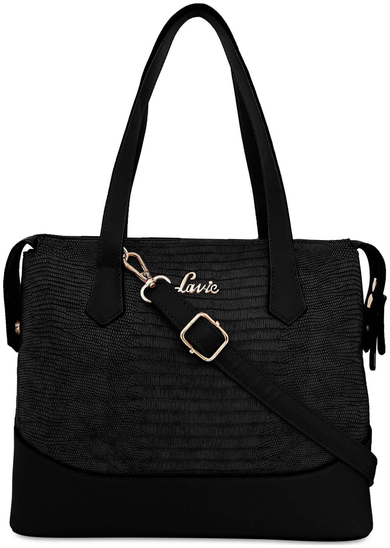 

LAVIE Black PU Satchel