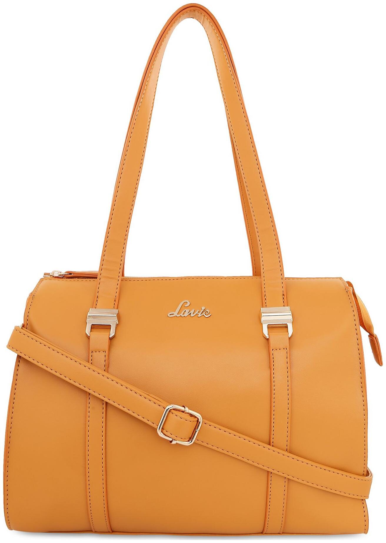 

LAVIE Yellow PU Handheld Bag