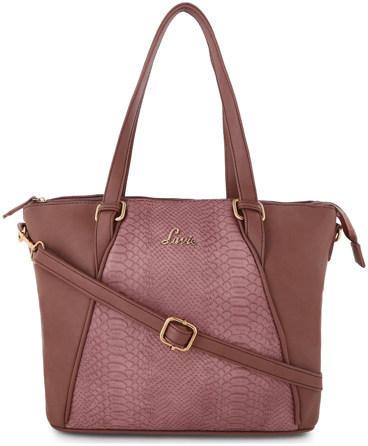 

LAVIE Pink PU Handheld Bag