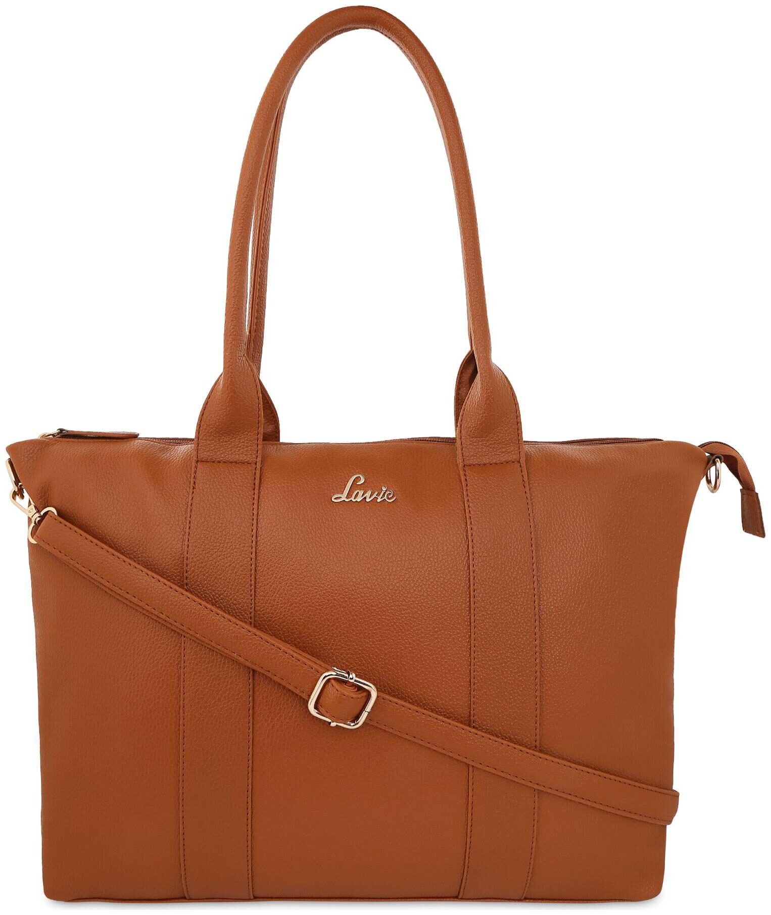 

LAVIE Brown Synthetic Handheld Bag