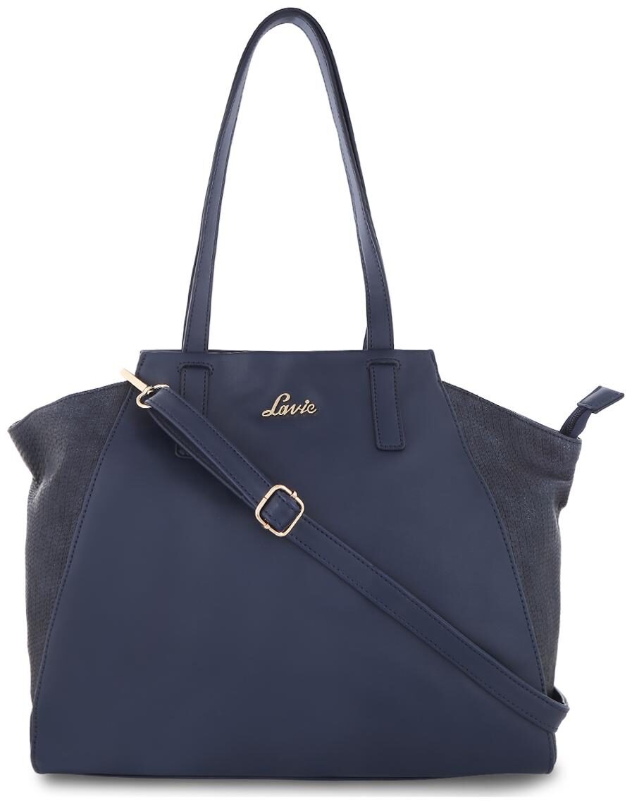 

Lavie Navy Blue Women Satchel