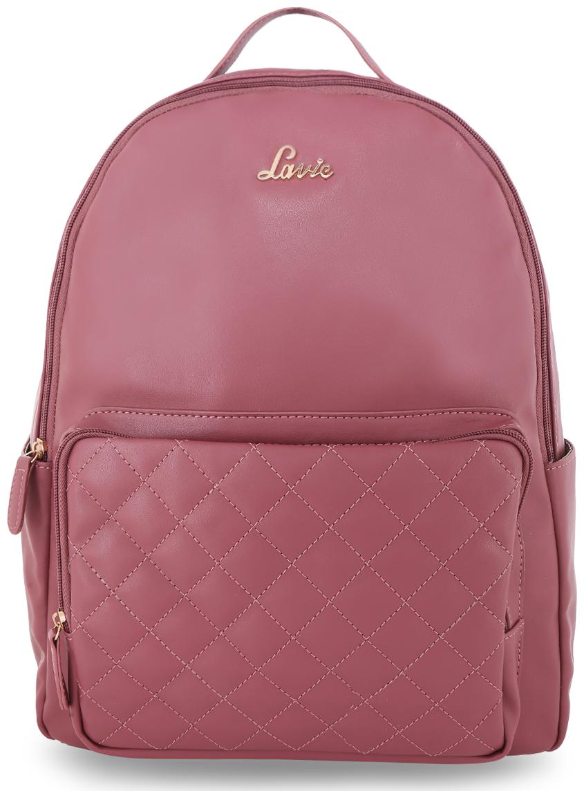 

LAVIE Pink Faux Leather Backpack