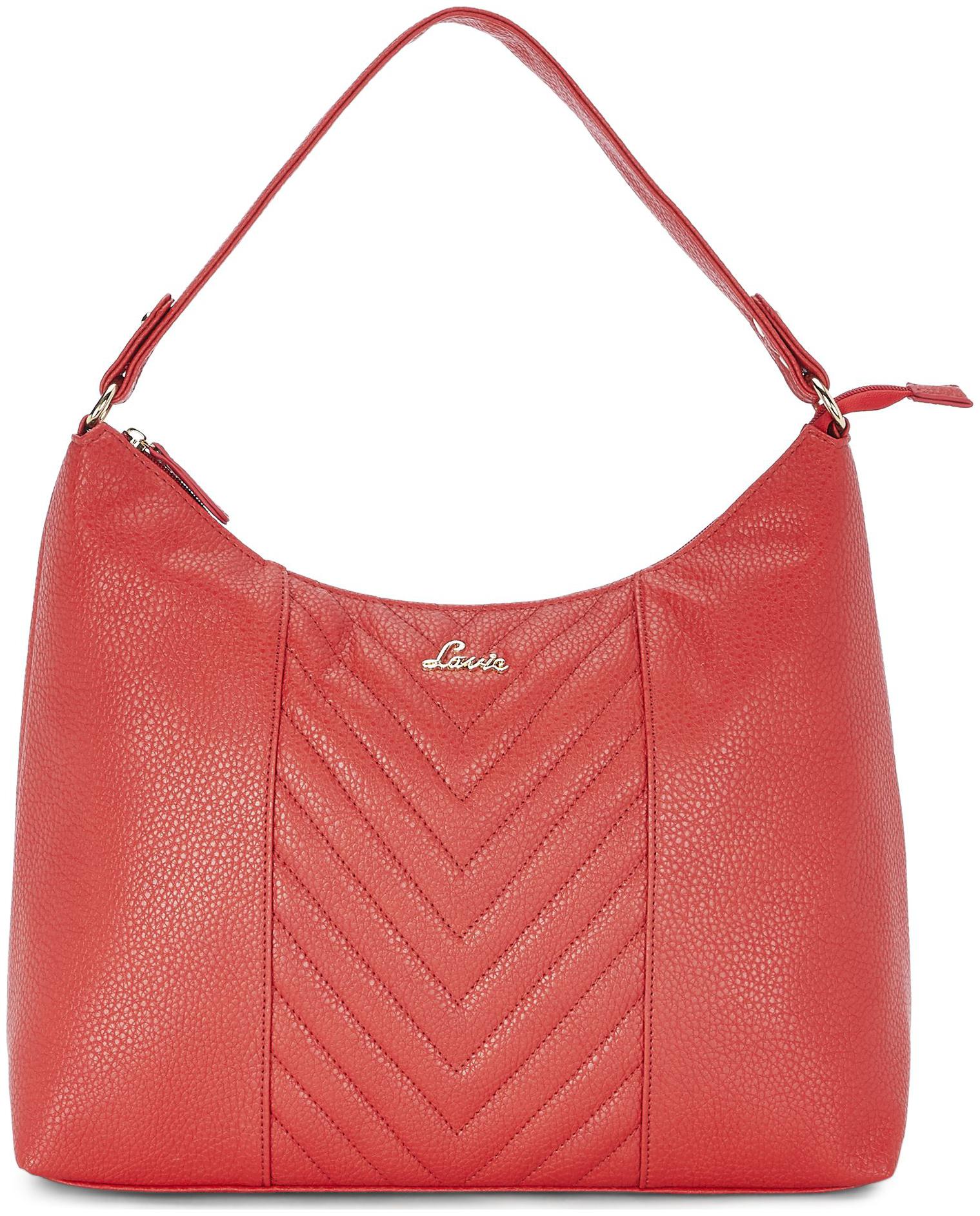 

LAVIE Red PU Hobo Bag