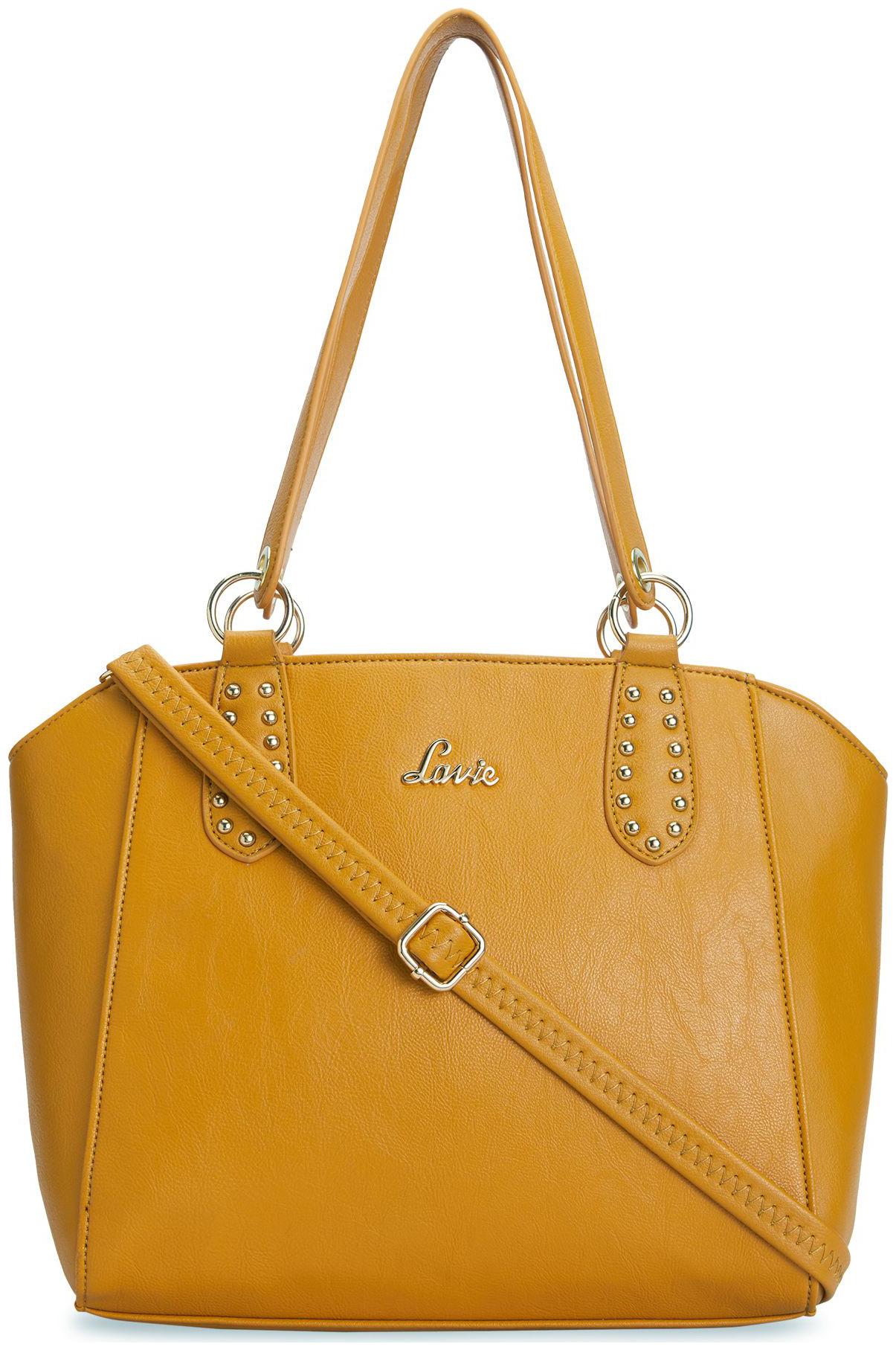 

LAVIE Yellow PU Satchel