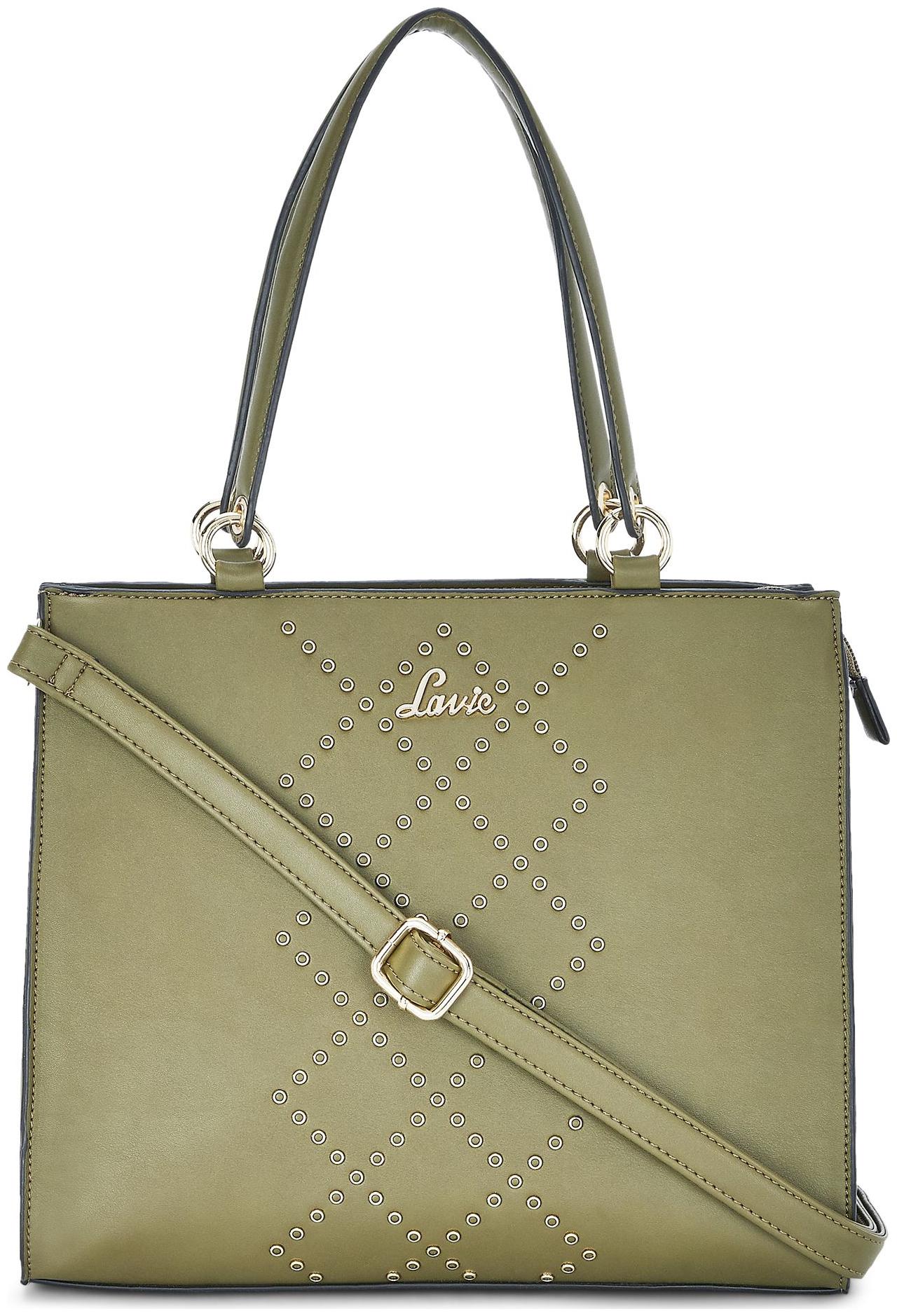

LAVIE Green PU Satchel